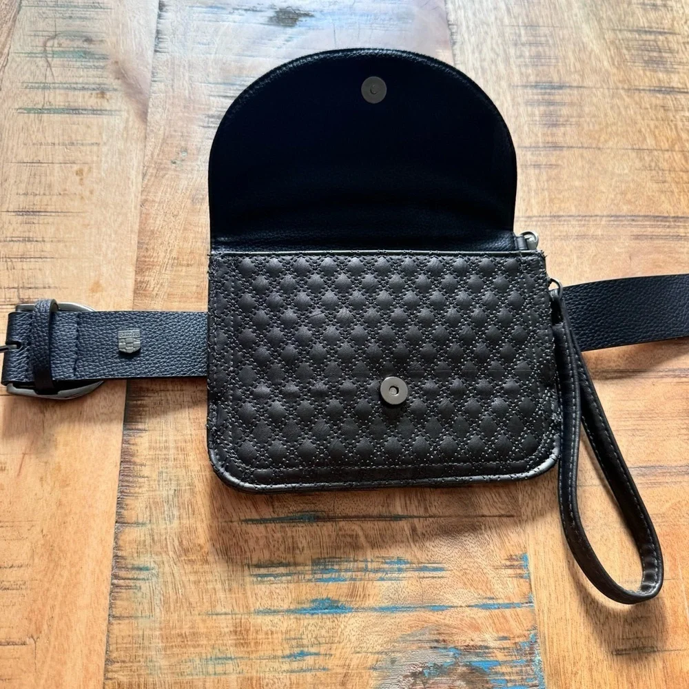 Vince Camuto Quilted Belted Bag Wristlet Size S/M